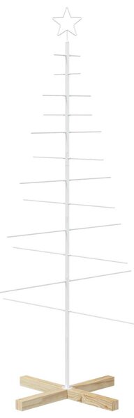 Fém karácsonyfa állvánnyal KUOPIO 150 cm Acél Fehér