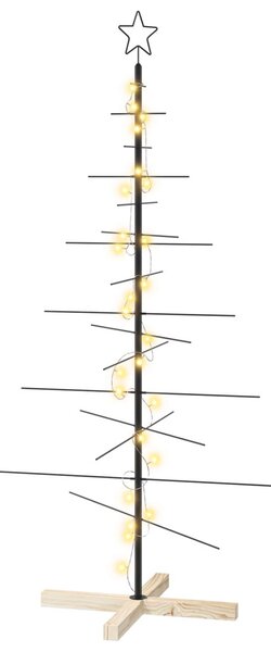 Fém karácsonyfa állvánnyal KUOPIO 150 cm Meleg fehér Acél