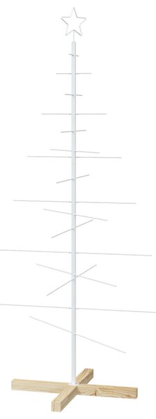 Fém karácsonyfa állvánnyal KUOPIO 150 cm Acél Fehér