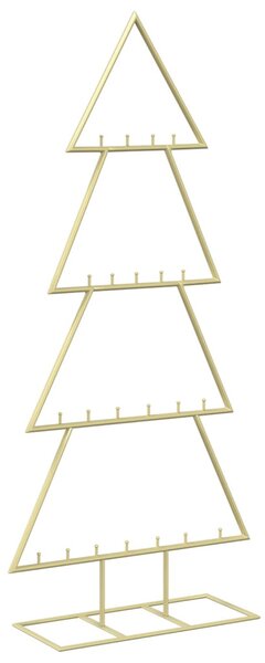 Fém karácsonyfa állvánnyal KUOPIO 125 cm Acél Arany