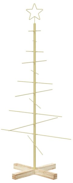 Fém karácsonyfa állvánnyal KUOPIO 120 cm Acél Arany