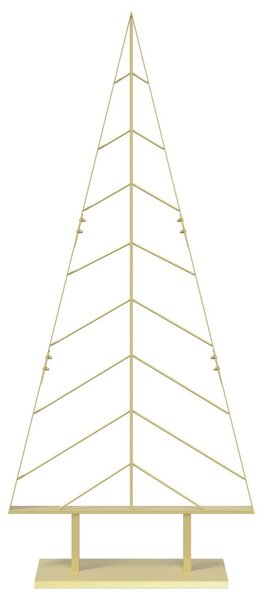 Fém karácsonyfa állvánnyal KUOPIO 150 cm Acél Arany