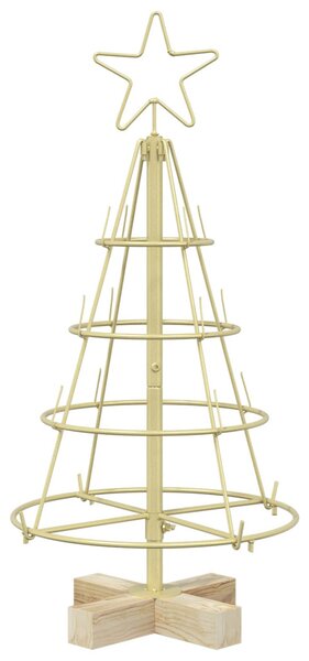 Fém karácsonyfa állvánnyal KUOPIO 60 cm Acél Arany