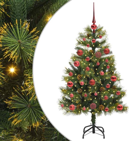Műanyag Hajtogatós Karácsonyfa Tojásokkal Zöld 120 cm