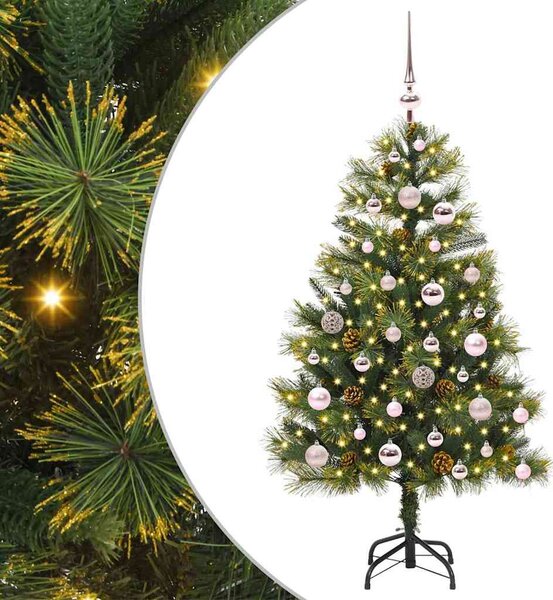 Műanyag Hajtogatós Karácsonyfa Tojásokkal Zöld 120 cm