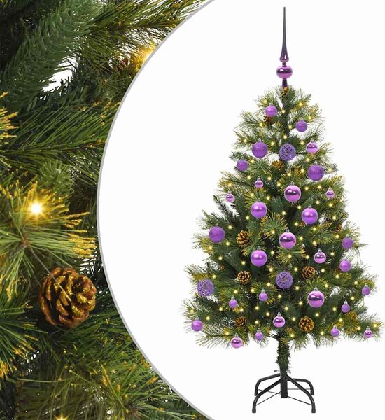 Műanyag Hajtogatós Karácsonyfa Tojásokkal Zöld 120 cm