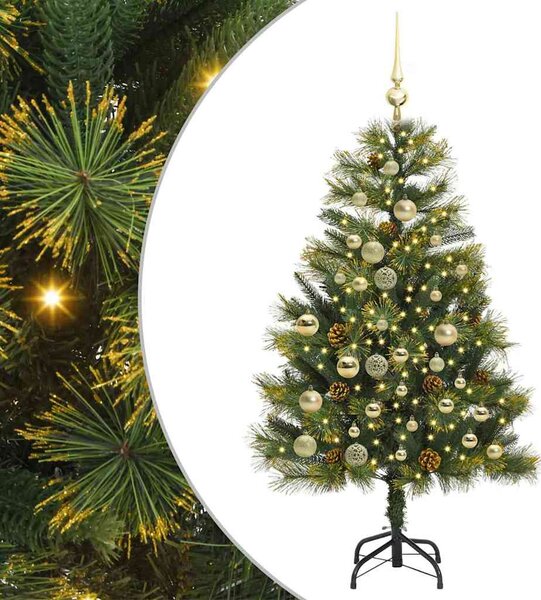 Műanyag Hajtogatós Karácsonyfa Tojásokkal Zöld 120 cm