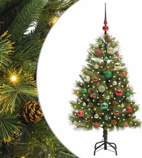 Műanyag Hajtogatós Karácsonyfa Tojásokkal Zöld 120 cm