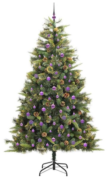 Műanyag Hajtogatós Karácsonyfa Tojásokkal Zöld 240 cm