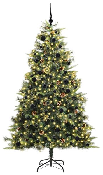 Műanyag Hajtogatós Karácsonyfa Tojásokkal Zöld 240 cm