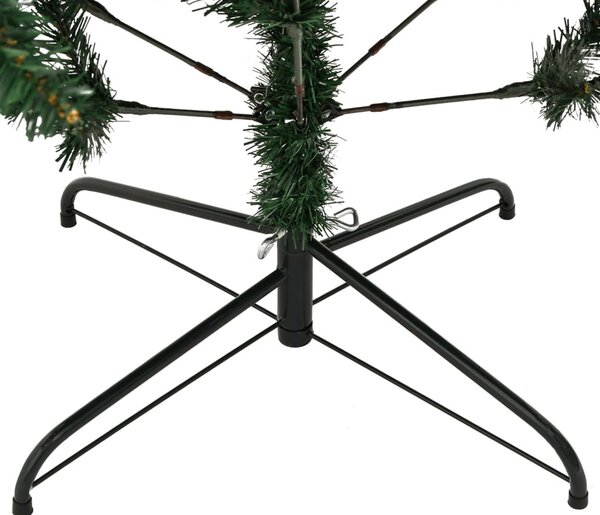 Csuklópántos műkarácsonyfa állvánnyal 150 cm