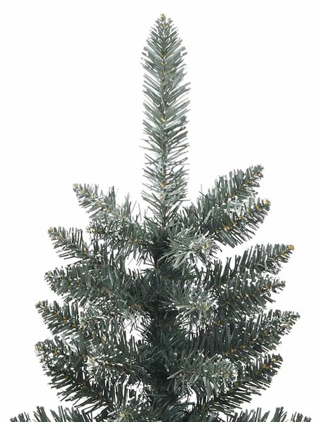 Zöld PVC vékony műkarácsonyfa állvánnyal 150 cm