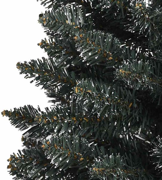 Zöld PVC vékony műkarácsonyfa állvánnyal 150 cm