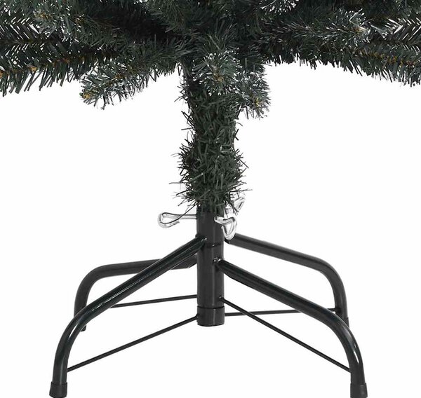 Zöld PVC vékony műkarácsonyfa állvánnyal 150 cm