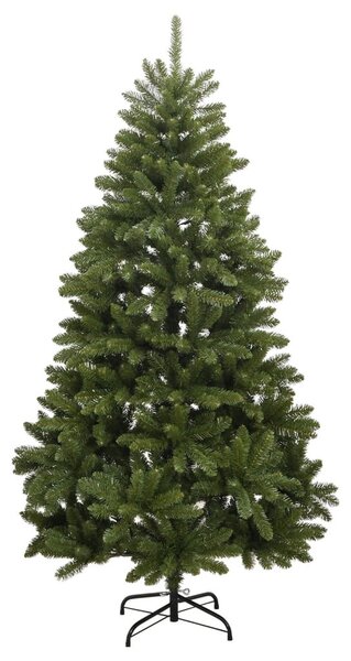 Zöld csuklópántos műkarácsonyfa állvánnyal 210 cm