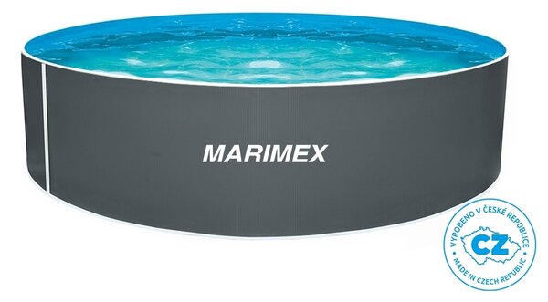 Marimex Orlando medence 3,66 x 0,91 m SZÜRKE + Olympic szkimmer (tömlők és létra nélkül)