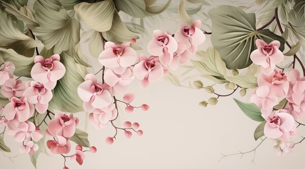 Fotótapéta Orchideák, függő virágok, Fotótapéta virágok és növények, w05619 : Uwalls.hu