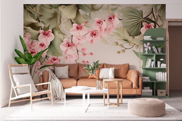 Fotótapéta Orchideák, függő virágok, Fotótapéta virágok és növények, w05619 : Uwalls.hu