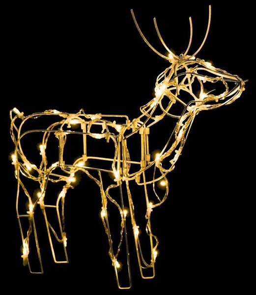 3 részes karácsonyi rénszarvas díszvilágítás 229 LED-del