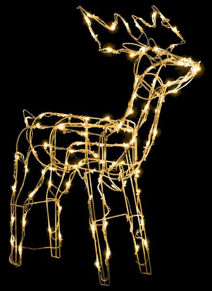 3 részes karácsonyi rénszarvas díszvilágítás 229 LED-del