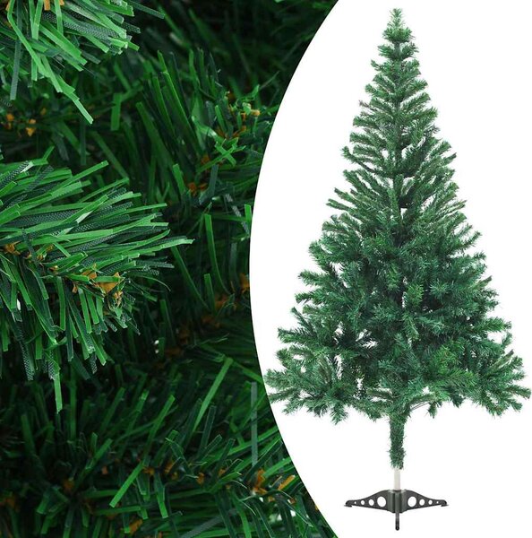 Megvilágított műkarácsonyfa 230 ággal gömb szettel 120 cm