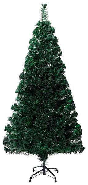 Zöld száloptikás műkarácsonyfa állvánnyal 120 cm