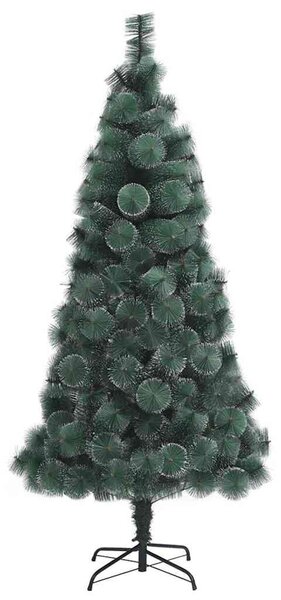 Zöld PET műkarácsonyfa állvánnyal 120 cm
