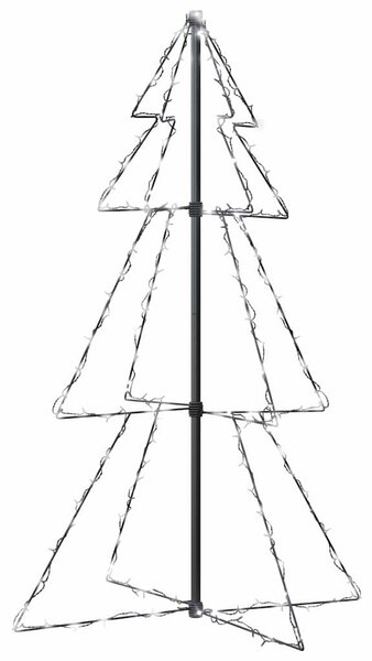 160 LED-es beltéri/kültéri kúp alakú karácsonyfa 78 x 120 cm
