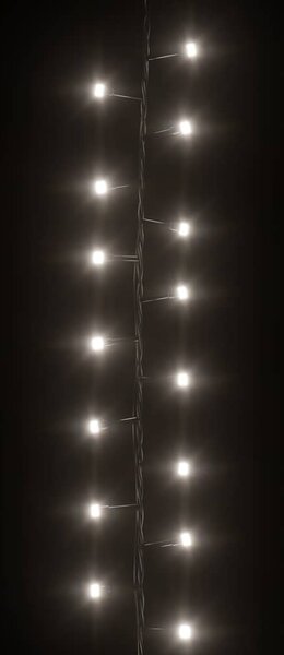 Hideg fehér fényű kompakt PVC LED-szalag 2000 LED-del 20 m