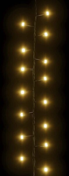 Meleg fehér fényű kompakt PVC LED-szalag 2000 LED-del 40 m