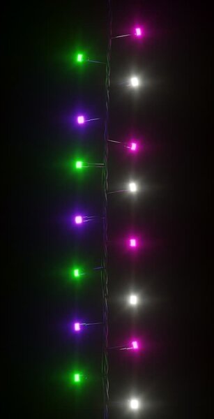 Színes pasztell fényű kompakt PVC LED-szalag 2000 LED-del 20 m