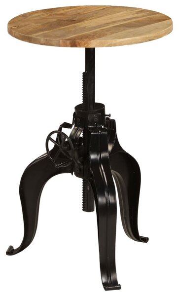 Tömör mangófa bárasztal 60 x (76-110) cm