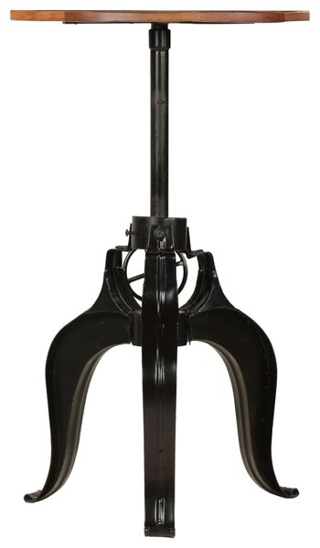 Újrahasznosított tömör fa bárasztal 60 x (76-110) cm