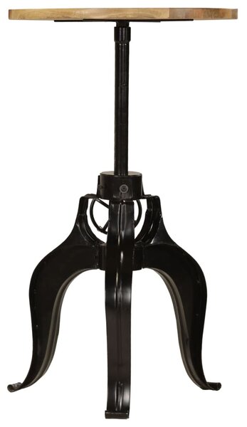Tömör mangófa bárasztal 60 x (76-110) cm