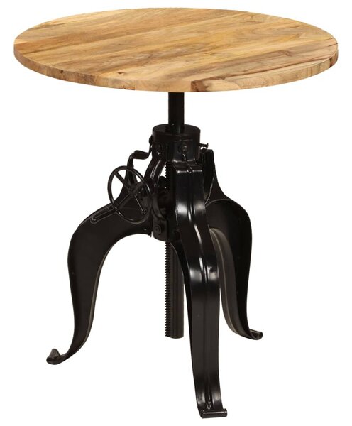 Tömör mangófa bárasztal 75 x (76-110) cm