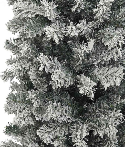 Karácsonyfaboltív pelyhes hóval 240 cm