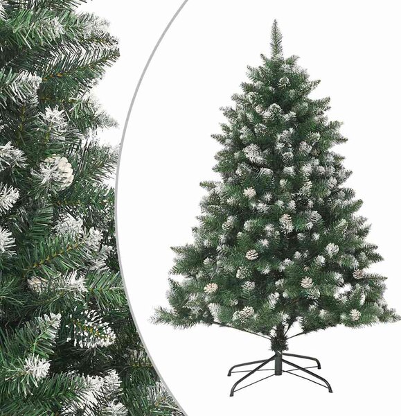 PVC műkarácsonyfa állvánnyal 120 cm