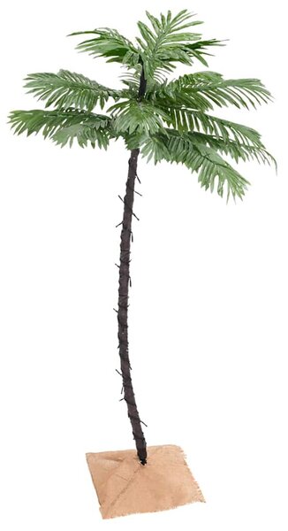 LED-es pálmafa 96 meleg fehér LED-del 180 cm
