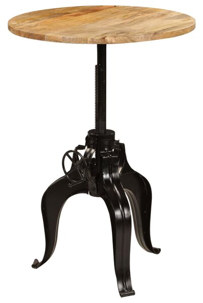Tömör mangófa bárasztal 75 x (76-110) cm