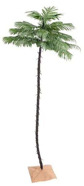 LED-es pálmafa 252 meleg fehér LED-del 400 cm