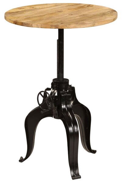 Tömör mangófa bárasztal 75 x (76-110) cm