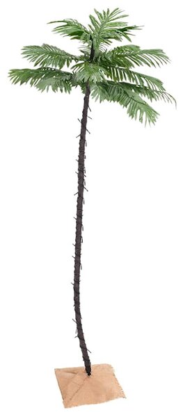 LED-es pálmafa 192 meleg fehér LED-del 300 cm