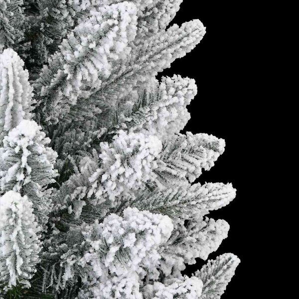 PVC és polietilén műkarácsonyfa pelyhes hóval 120 cm