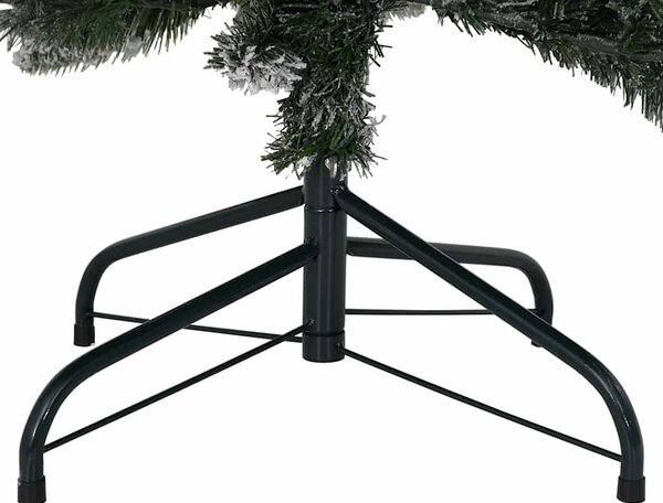 PVC és polietilén műkarácsonyfa pelyhes hóval 120 cm