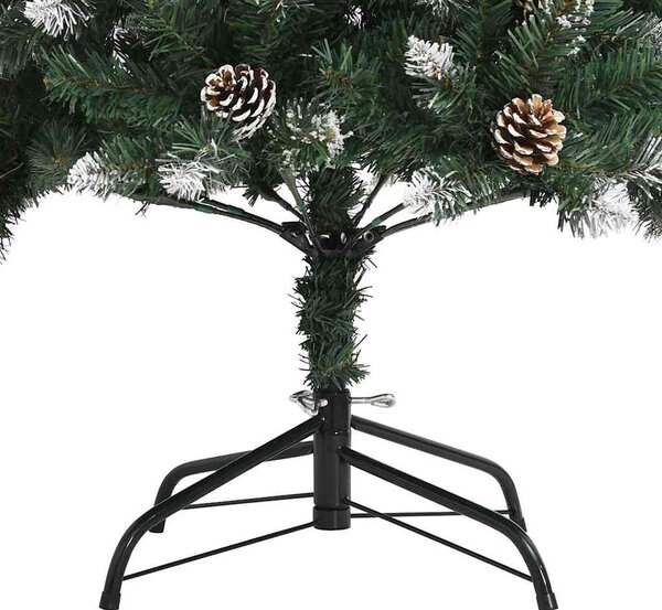 Zöld PVC műkarácsonyfa állvánnyal 120 cm