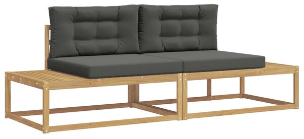 VidaXL Kültéri kanapé szett Fehér 230,5 x 83 x 73 cm Poliészter
