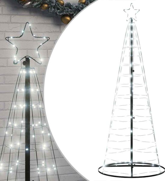Hideg fehér LED karácsonyfa 200 LED 180 cm
