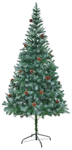 Műfenyő fenyőtobozokkal 210 cm