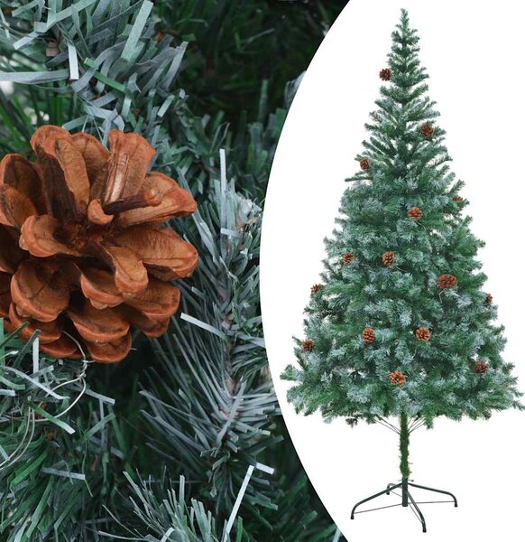Műfenyő fenyőtobozokkal 210 cm