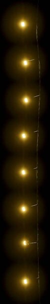 Meleg fehér 1000 LED-es fényfüzér 8 világítási móddal IP44 100 m